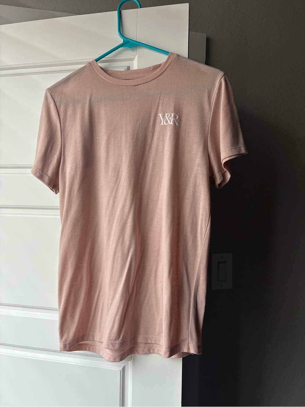 Young & Reckless Women's Short Sleeve Crew Tee in Light Pink